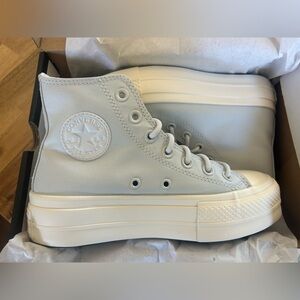 Converse High-Top Sneakers in Light Blue